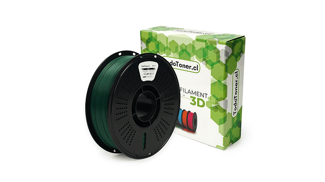 Filamento PLA+ Verde 1kg TODOTONER.CL | Filamentos 2