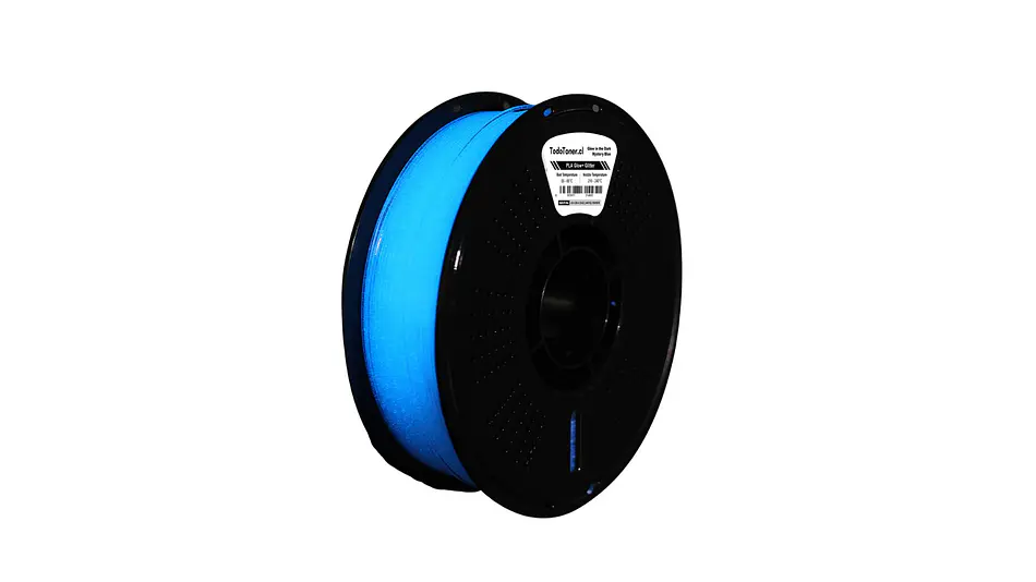 Filamento PLA+ Glitter Brilla en Oscuridad Azul Misterio 1kg TODOTONER.CL | Filamentos 2