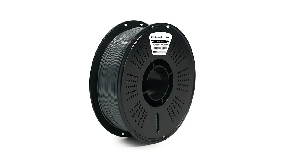 Filamento Hyper Petg Alta velodad Gris 1kg TODOTONER.CL | Filamentos 3