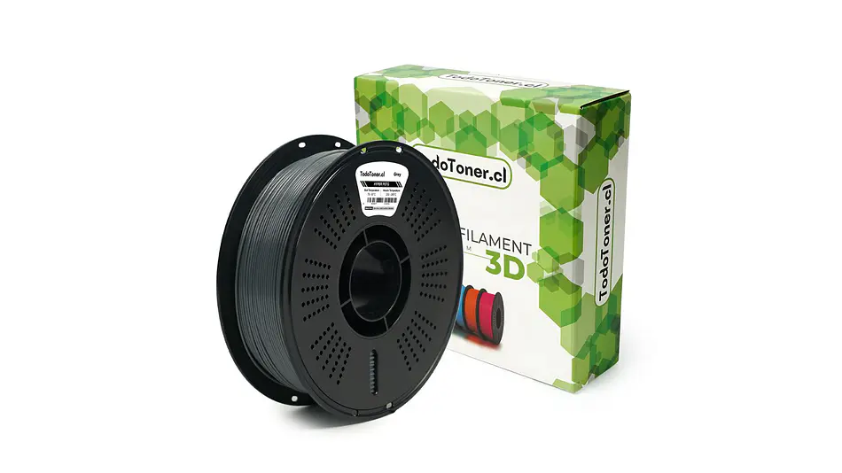 Filamento Hyper Petg Alta velodad Gris 1kg TODOTONER.CL | Filamentos 1
