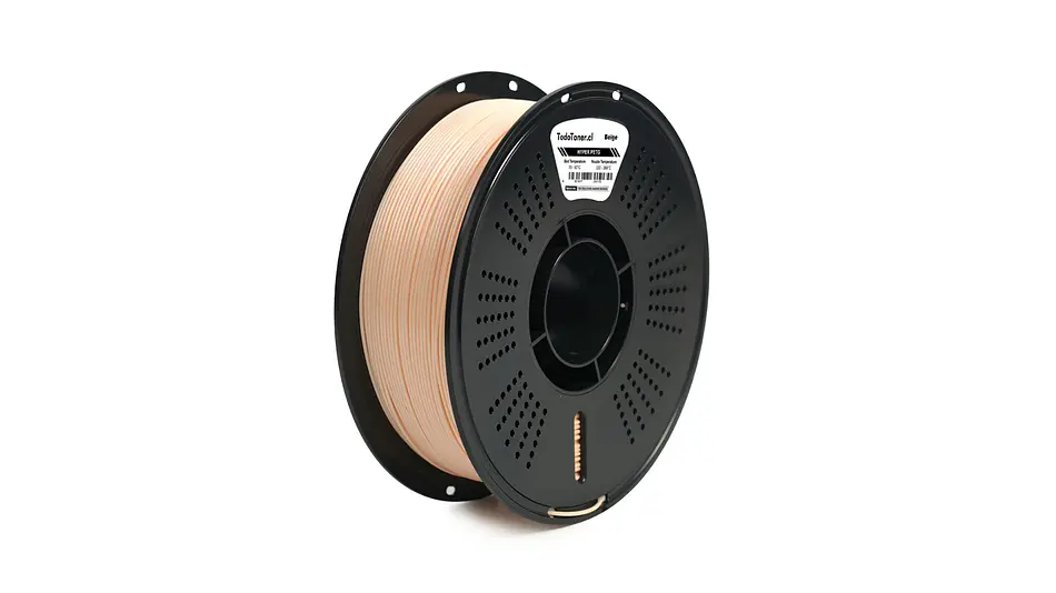 Filamento Hyper Petg Alta velodad Piel Clara 1kg TODOTONER.CL | Filamentos 3