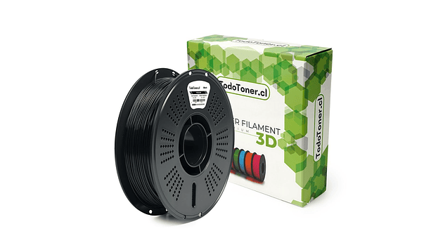 Filamento PEBA 90A Negro 800g TODOTONER.CL | Filamentos 1