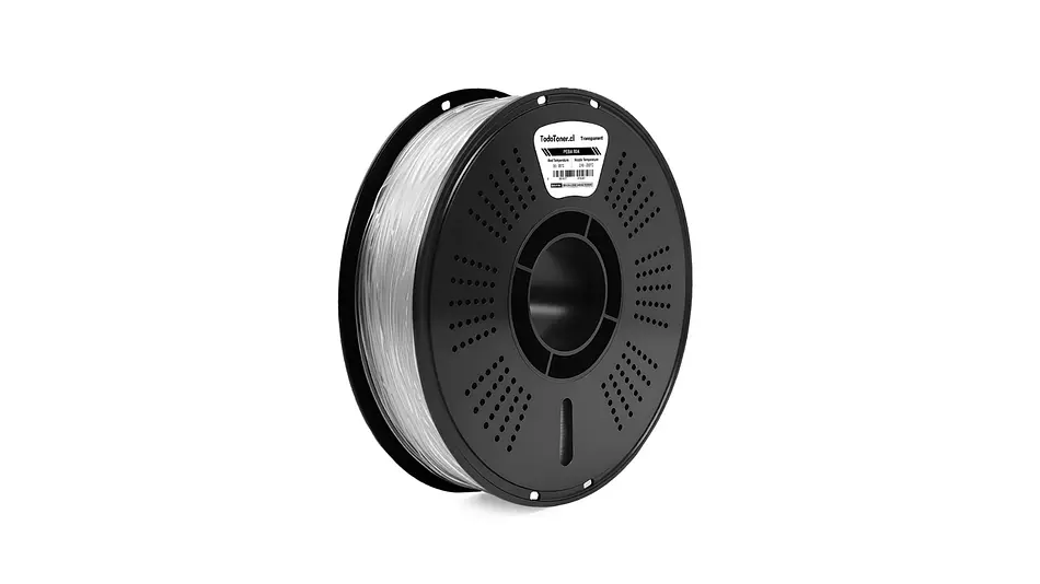 Filamento PEBA 90A Transparente 800g TODOTONER.CL | Filamentos 3