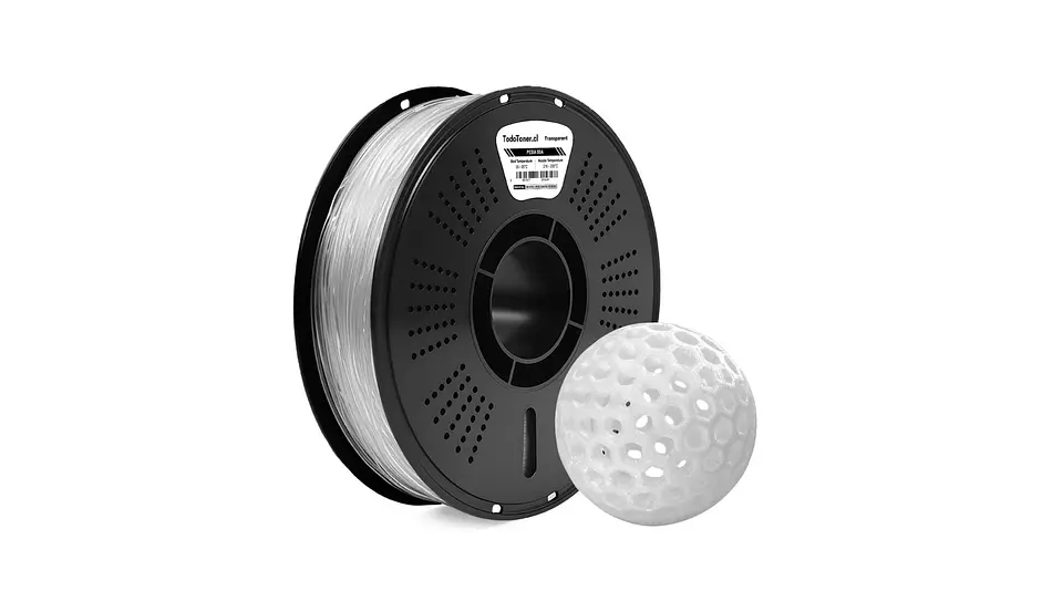 Filamento PEBA 90A Transparente 800g TODOTONER.CL | Filamentos 2