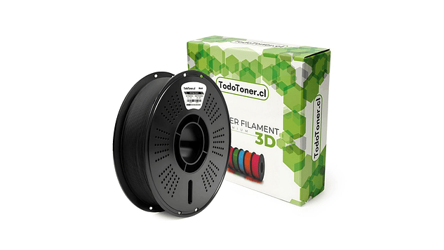Filamento ASA Alta Velocidad Negro 1kg TODOTONER.CL | Filamentos 1