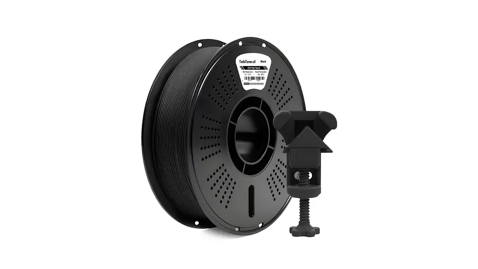 Filamento ASA Alta Velocidad Negro 1kg TODOTONER.CL | Filamentos 2