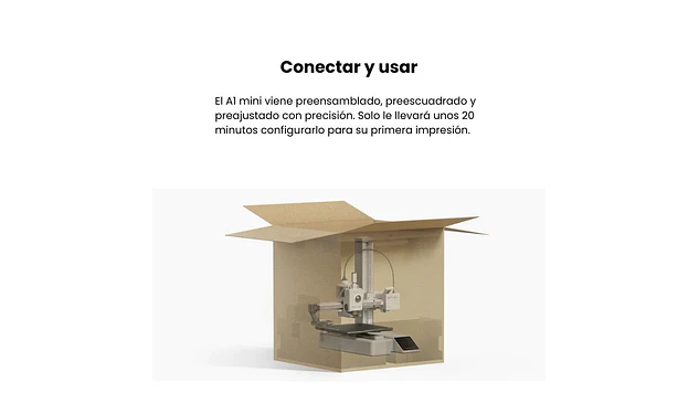 Bambu Lab A1 Mini Seminueva - Impresora 3D FDM compacta | Impresora 3D FDM 3