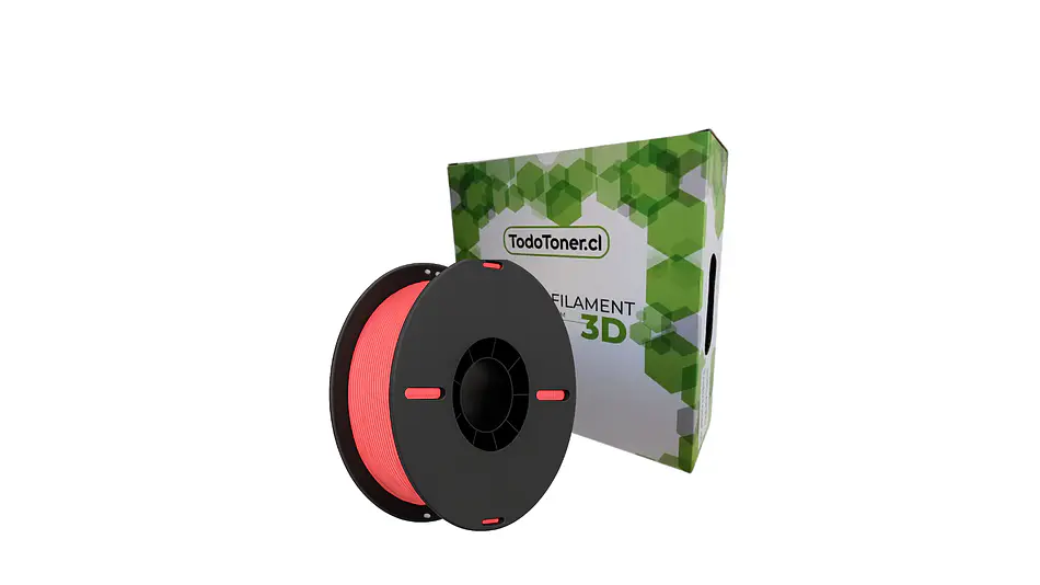 Filamento PLA Rojo Vino 1kg TODOTONER.CL | Filamentos 1