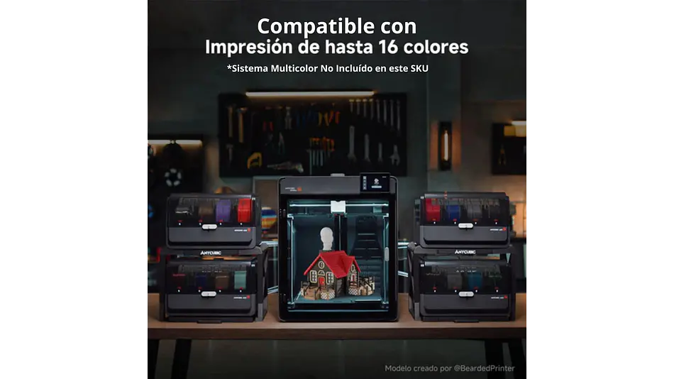 Kobra S1 Max Combo Multicolor Anycubic | Impresora 3D 6