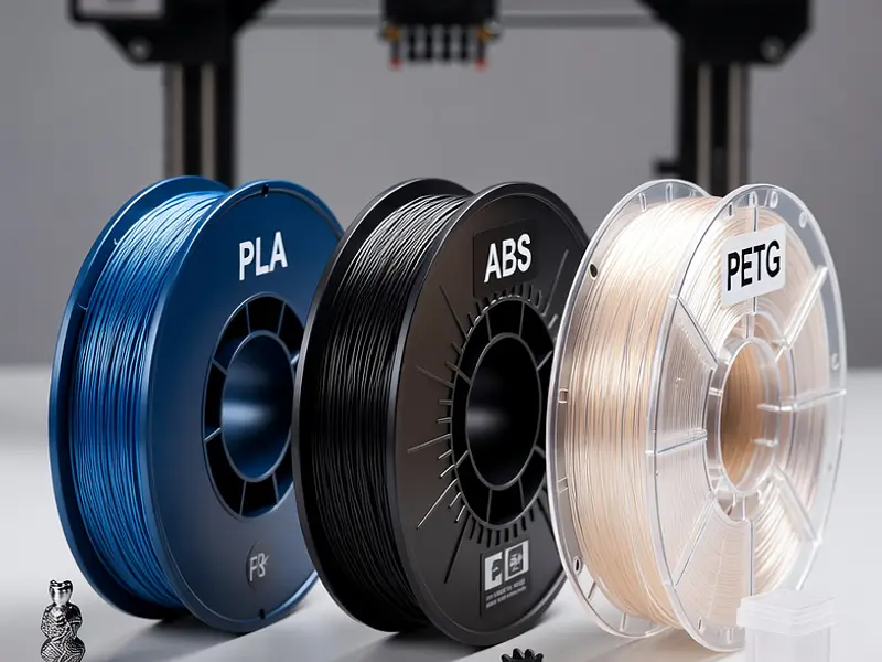 ¿Qué tipo de filamento necesito: PLA, ABS o PETG?