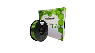 Filamento Petg Verde Esmeralda Transparente TODOTONER.CL | FILAMENTOS
