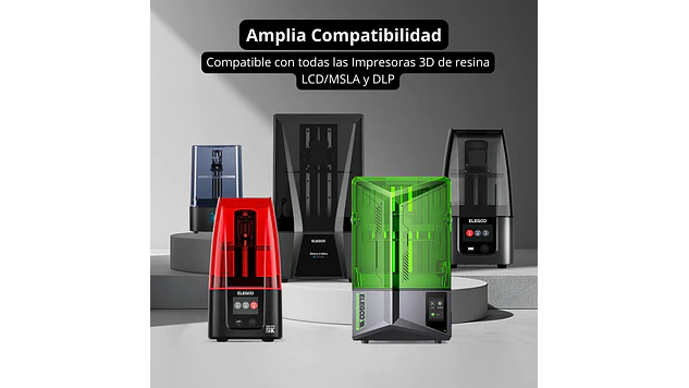 Resina Lavable al Agua Piel Clara 1KG Elegoo | Resinas 2