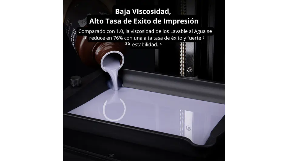 Resina Lavable al Agua Piel Clara 1KG Elegoo | Resinas 4