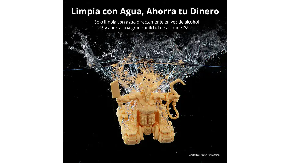 Resina Lavable al Agua Piel Clara 1KG Elegoo | Resinas 6