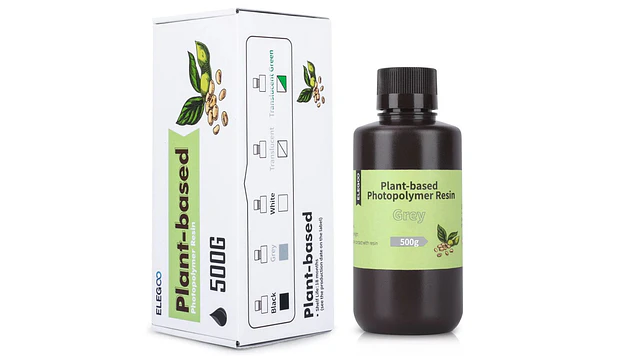 Resina Ecológica Base Plantas Negra 1KG Elegoo | Resinas 3