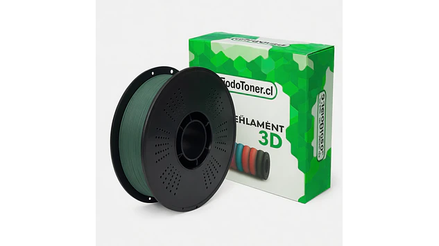 Filamento PLA Mate Verde 1kg TODOTONER.CL Filaments | Filamentos 1