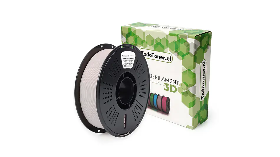 Filamento PLA Mate Blanco 1kg TODOTONER.CL | Filamentos 1