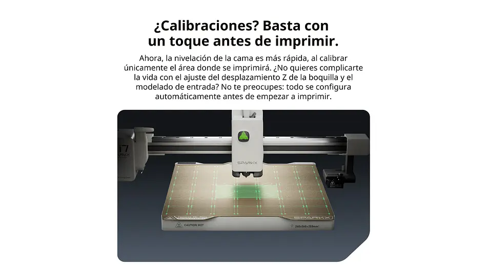 Sparkx I7 Combo Creality | Tamaño Imp 260x260x255mm | Impresora 3D 14