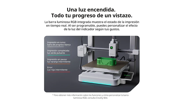 Sparkx I7 Combo Creality | Tamaño Imp 260x260x255mm | Impresora 3D 16