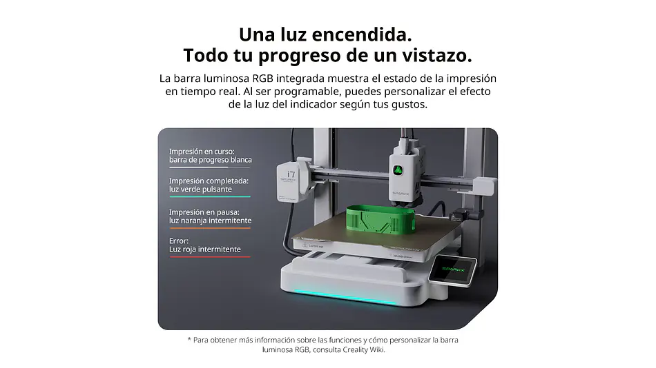Sparkx I7 Combo Creality | Tamaño Imp 260x260x255mm | Impresora 3D 16