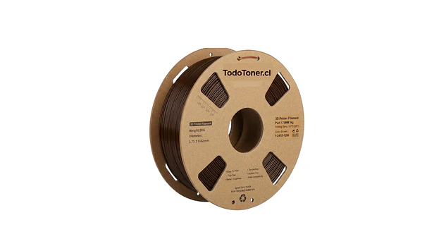 Filamento PETG Café Chocolate 1kg TODOTONER.CL | Filamentos 1
