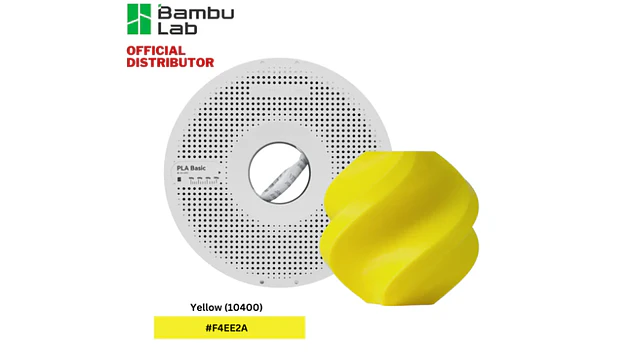 Filamento PLA Alta Velocidad Amarillo 1kg BAMBU LAB | Filamentos 3