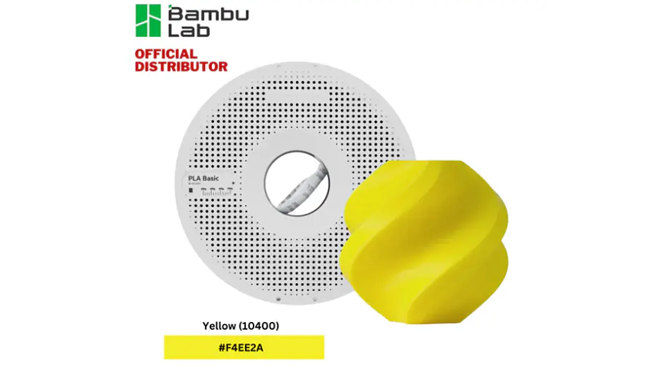 Filamento PLA Alta Velocidad Amarillo 1kg BAMBU LAB | Filamentos 3