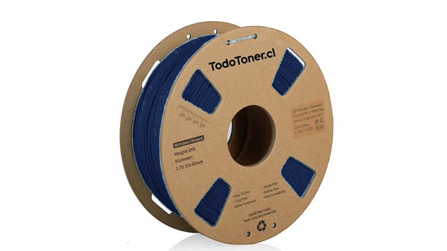 Filamento PLA Mate Azul 1kg TODOTONER.CL | Filamentos 1
