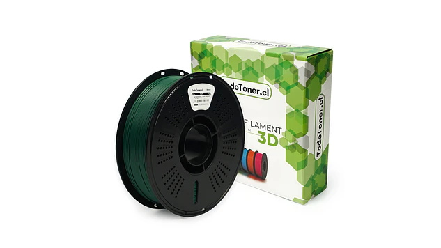 Filamento Hyper PLA+ Alta Velocidad Verde 1kg | TODOTONER.CL| Filamentos 1