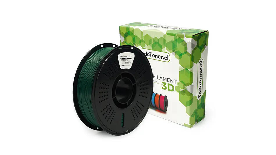 Filamento Hyper PLA+ Alta Velocidad Verde 1kg | TODOTONER.CL| Filamentos 1