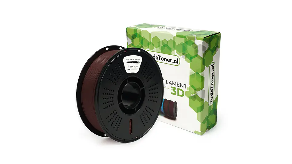 Filamento PLA+ Rojo Cherry 1kg TODOTONER.CL | Filamentos 1