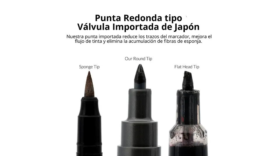 Marcador Acrílico Metálico Hierro Oscuro - Pack x 6 | Marca GaahIeri 3