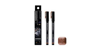 Marcador Acrílico Metálico Cobre Rojo - Pack x 2 | Marca GaahIeri