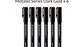 Marcador Acrílico Metálico Oro Oscuro - Pack x 6 | Marca GaahIeri - Miniatura 2