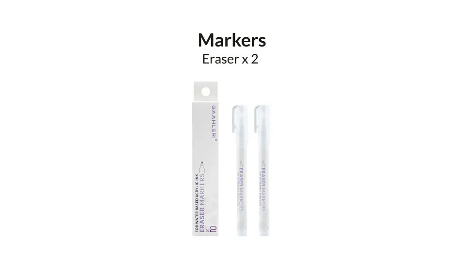 Borrador Pintura Acrílica Serie Metálica - Pack x 2 | Marca GaahIeri 2