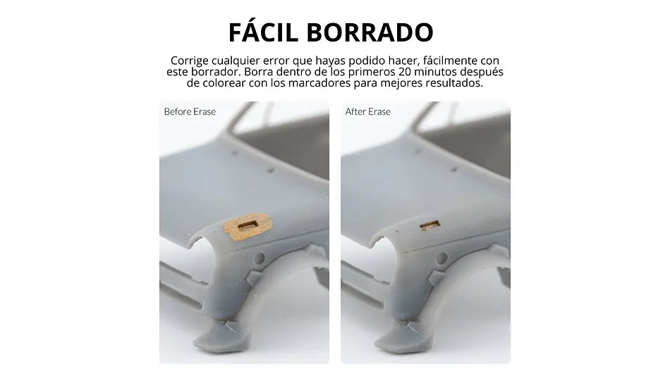 Borrador Pintura Acrílica Serie Metálica - Pack x 2 | Marca GaahIeri 4