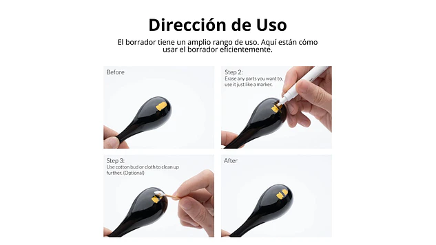 Borrador Pintura Acrílica Serie Metálica - Pack x 2 | Marca GaahIeri 5