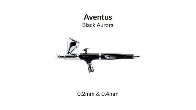 Aventus Negro Aurora | Marca GaahIeri | Aerógrafo 2