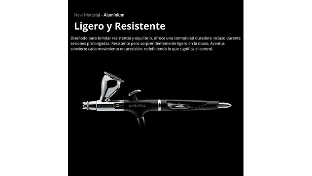 Aventus Negro Aurora | Marca GaahIeri | Aerógrafo 4