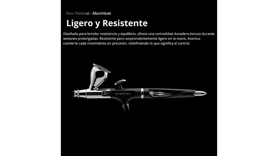 Aventus Negro Aurora | Marca GaahIeri | Aerógrafo 4