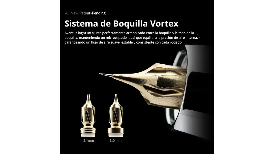 Aventus Negro Aurora | Marca GaahIeri | Aerógrafo 6