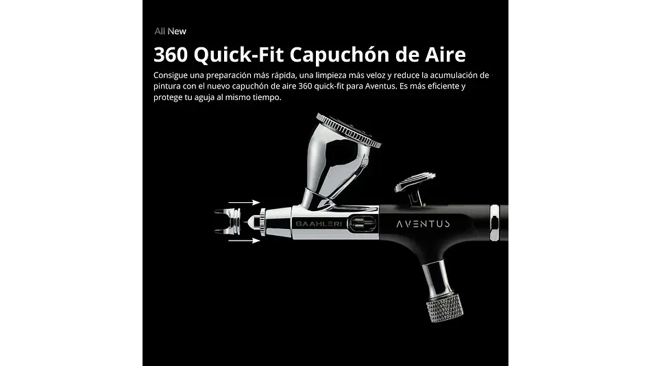 Aventus Negro Aurora | Marca GaahIeri | Aerógrafo 7