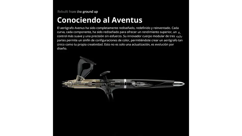 Aventus Negro Aurora | Marca GaahIeri | Aerógrafo 8