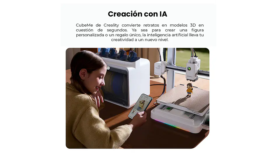Sparkx I7 (Sin CFS) Creality | Tamaño Imp 260x260x255mm | Impresora 3D 2