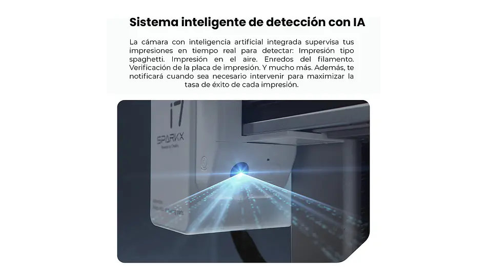 Sparkx I7 (Sin CFS) Creality | Tamaño Imp 260x260x255mm | Impresora 3D 5