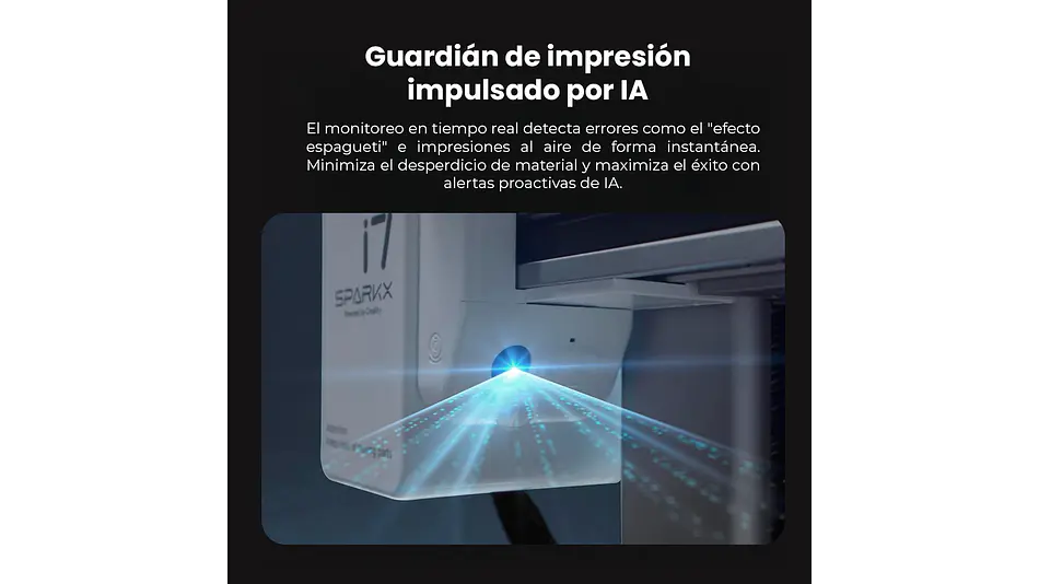 Sparkx I7 con CFS Mini Creality | Tamaño Imp 260x260x255mm | Impresora 3D 8