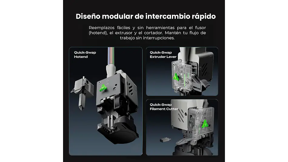 Sparkx I7 con CFS Mini Creality | Tamaño Imp 260x260x255mm | Impresora 3D 9