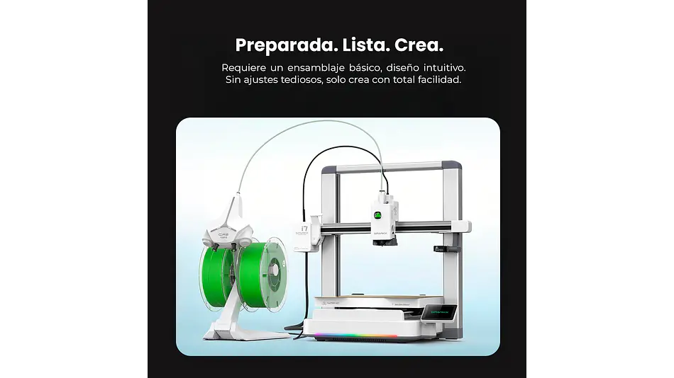 Sparkx I7 con CFS Mini Creality | Tamaño Imp 260x260x255mm | Impresora 3D 10