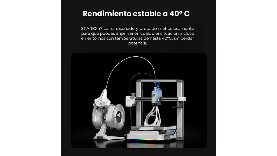 Sparkx I7 con CFS Mini Creality | Tamaño Imp 260x260x255mm | Impresora 3D 13