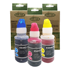 Epson 544 | Pack Colores | Cyan Magenta Yellow | Tinta Alternativa | Ecocaja | Ppc